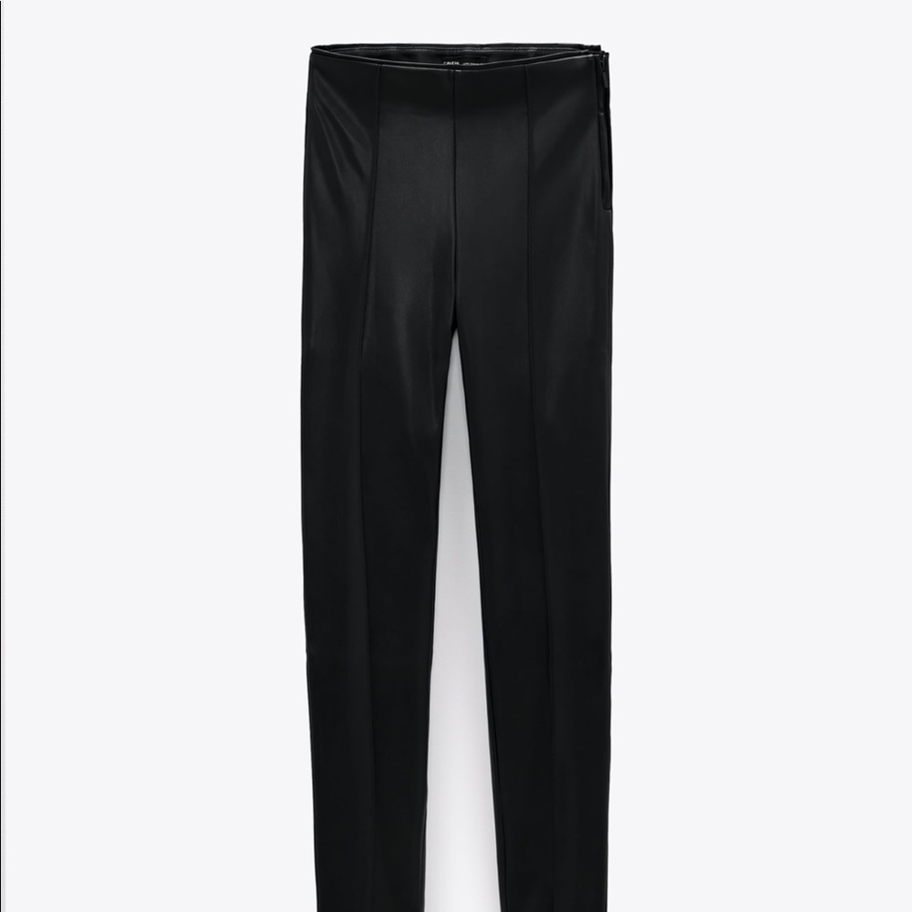 ZARA Leather Leggings